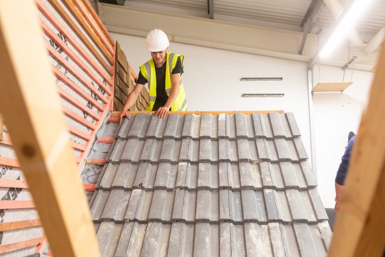 Roofing student.