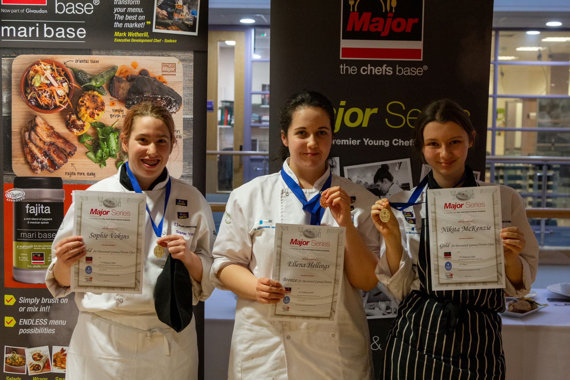 Major Series Cooking competition awards