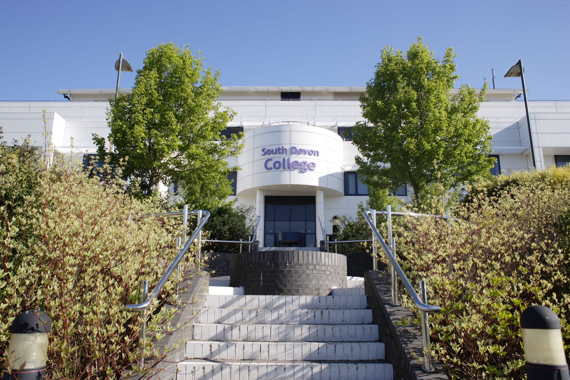 Front of South Devon College Paignton building
