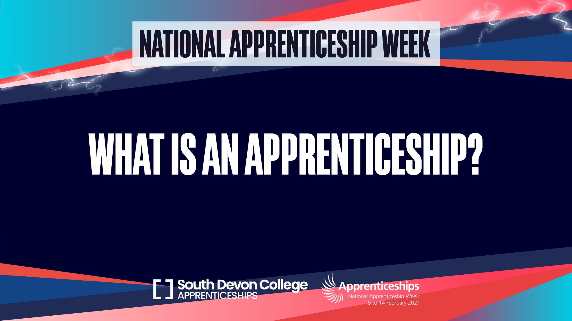 National Apprenticeship Week, What is an apprenticeship Graphic
