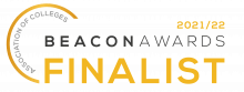 Association of Colleges Beacon Awards Finalist 2021/22 logo