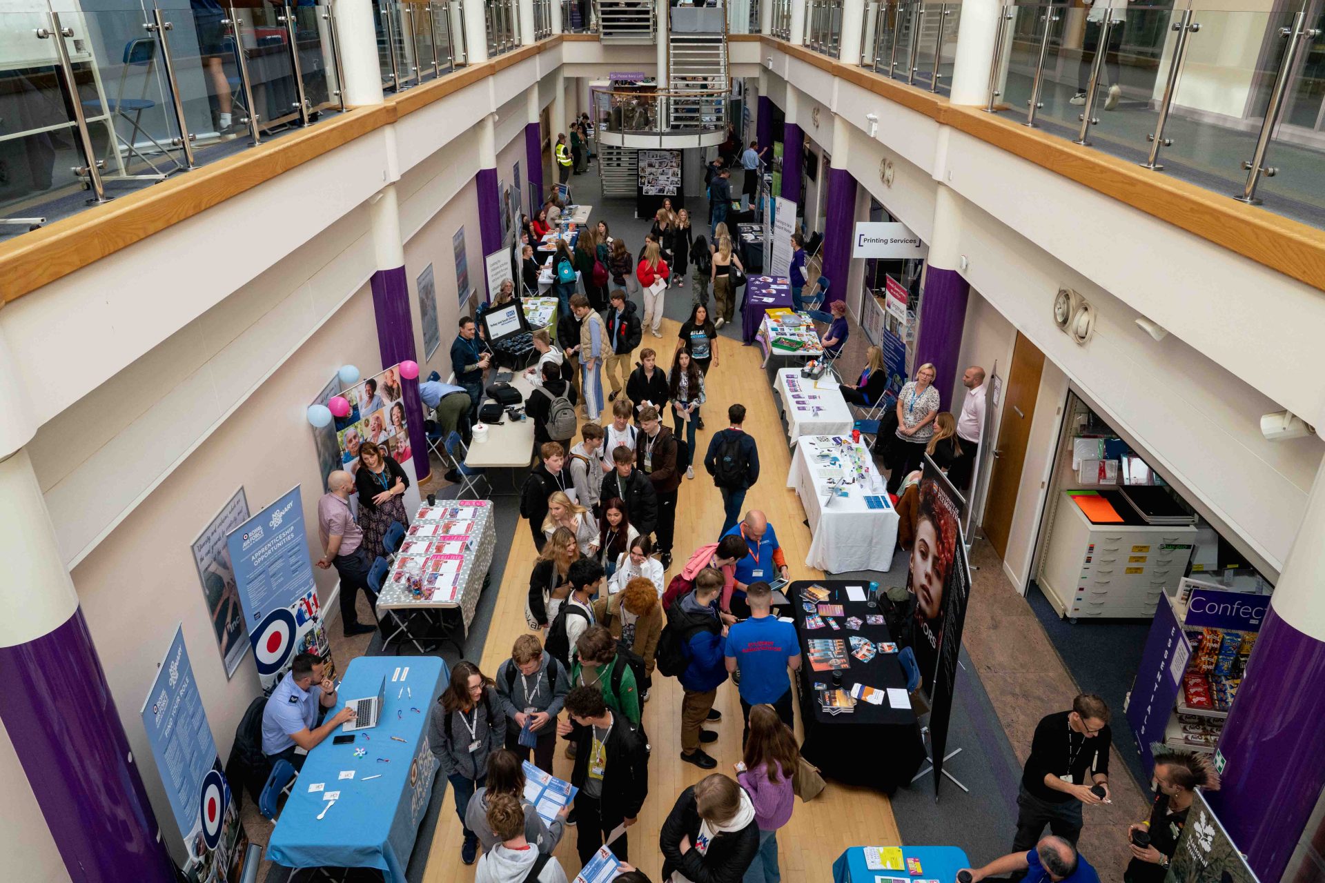 Careers fair at South Devon College