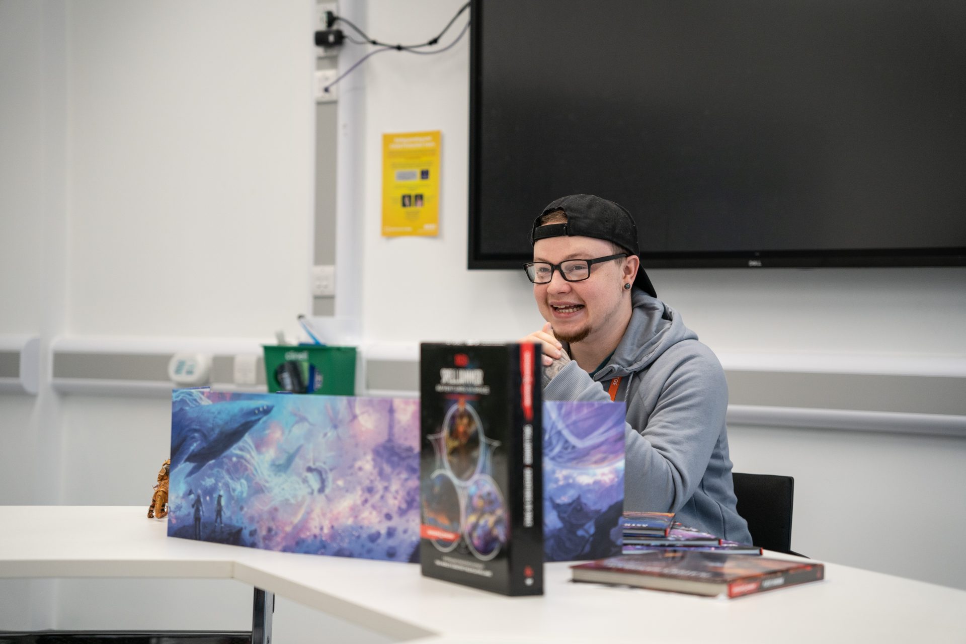 Dungeons and dragons club at South Devon College