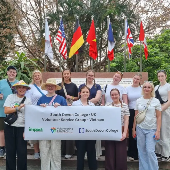 Health and Social Care students return from impactful volunteering trip to Vietnam